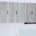 Wandschrank PORTO Graues Sonoma 40 x 31 x 80 cm Holzwerkstoff