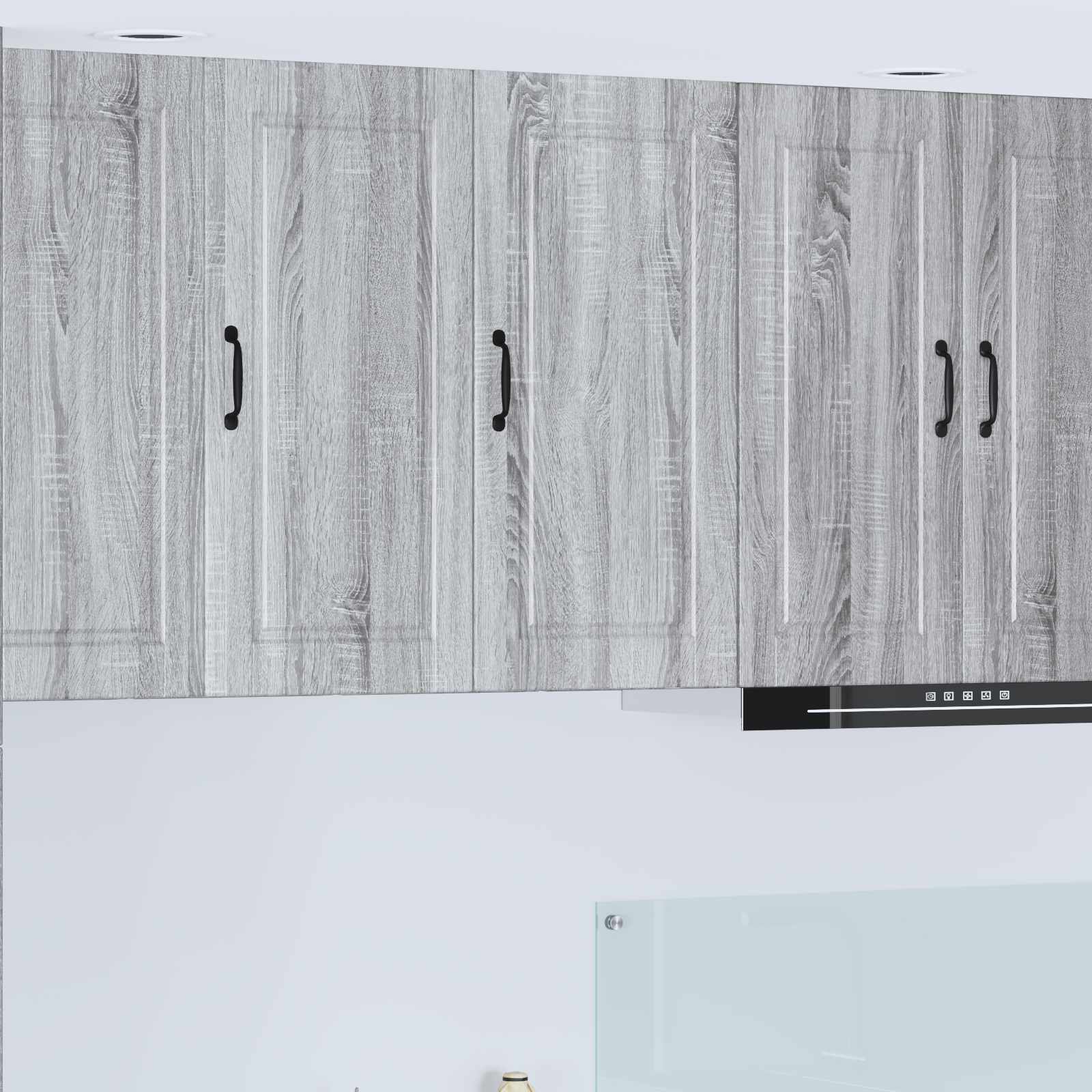 Wandschrank PORTO Graues Sonoma 40 x 31 x 80 cm Holzwerkstoff