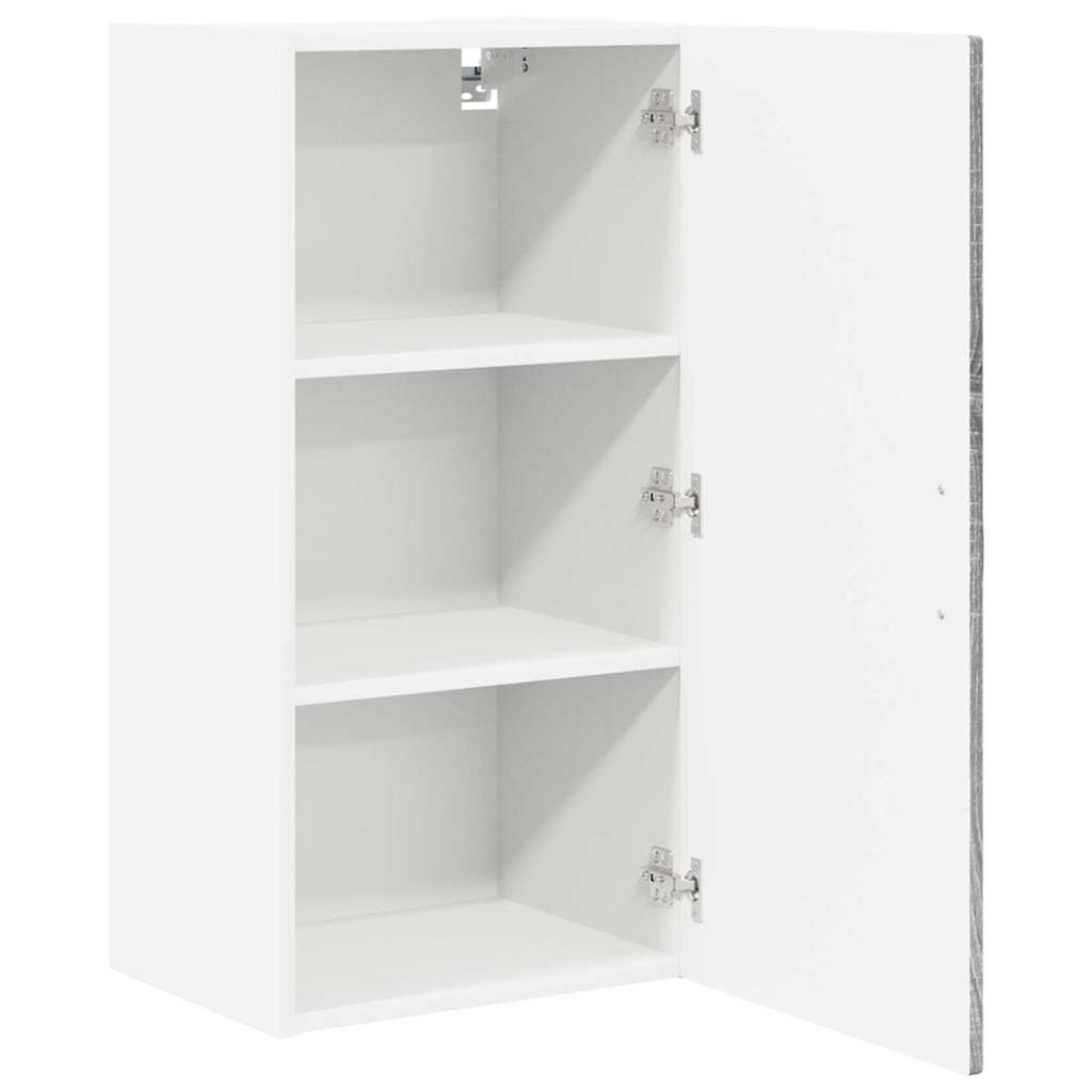 Wandschrank PORTO Graues Sonoma 40 x 31 x 80 cm Holzwerkstoff