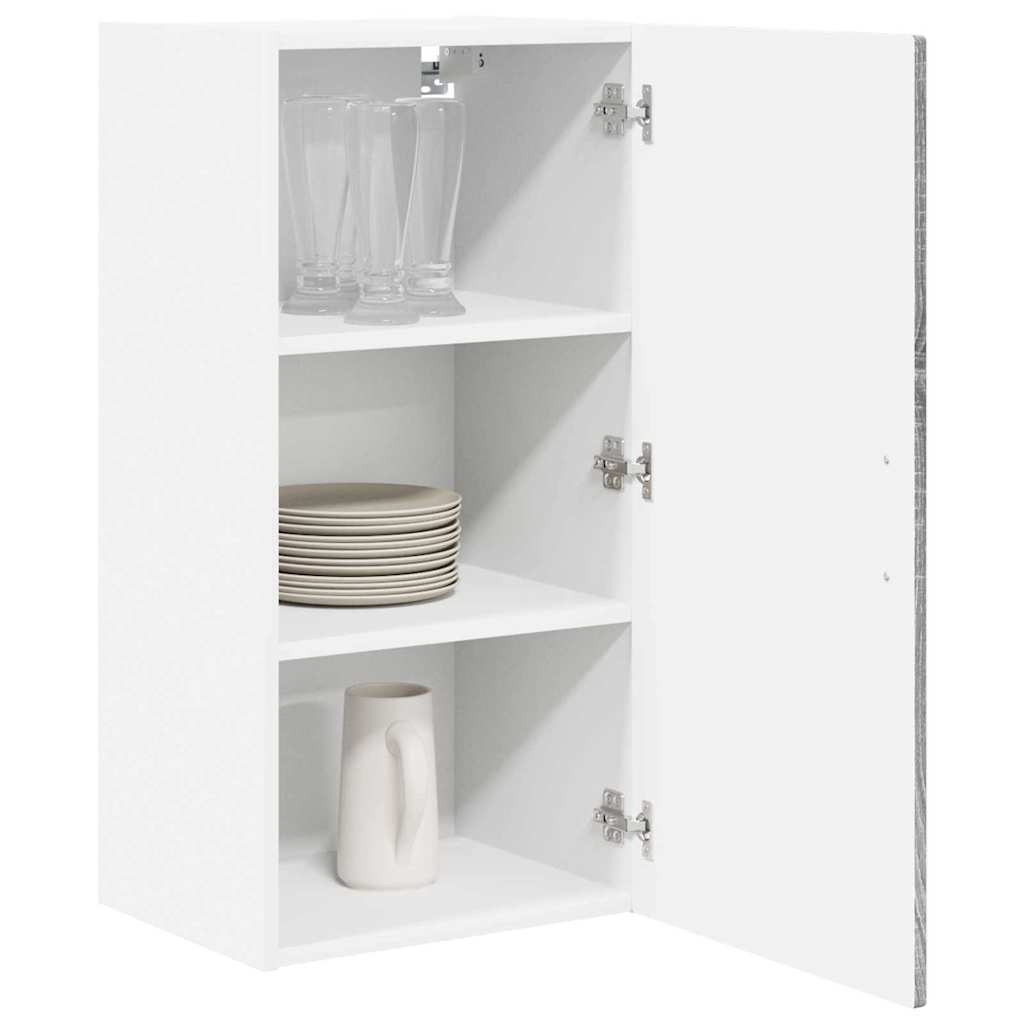 Wandschrank PORTO Graues Sonoma 40 x 31 x 80 cm Holzwerkstoff