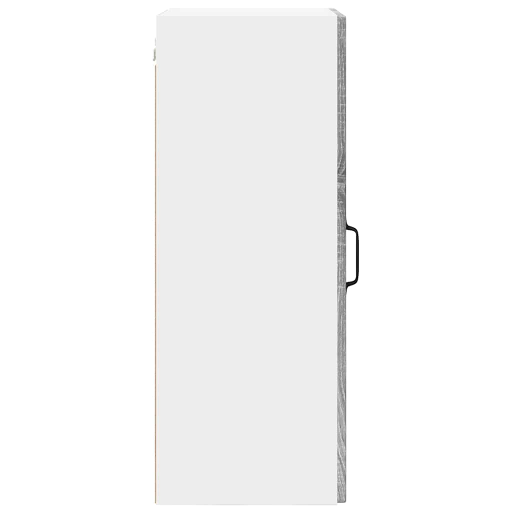 Wandschrank PORTO Graues Sonoma 40 x 31 x 80 cm Holzwerkstoff