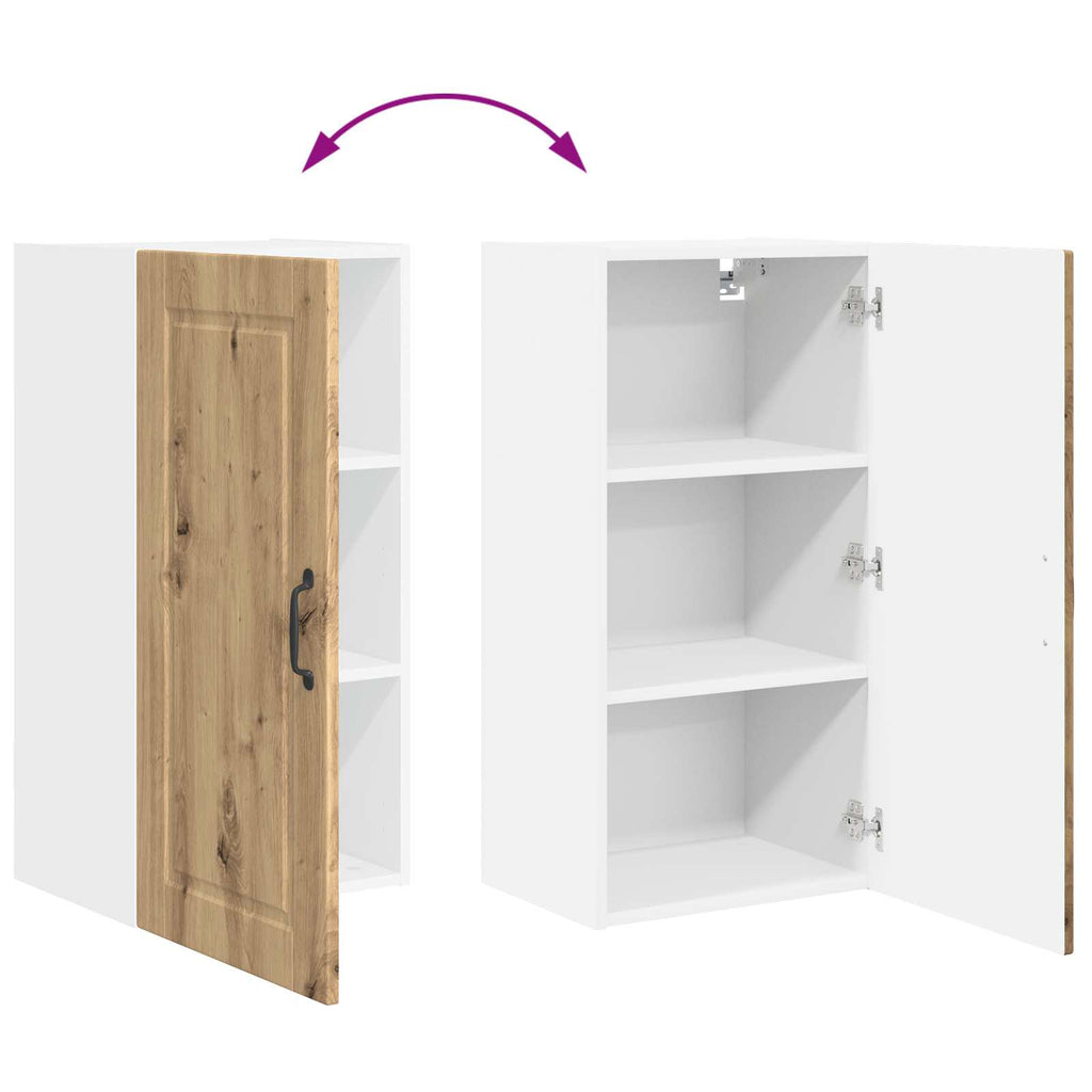 Wandschrank PORTO Artisan-Eiche 40 x 31 x 80 cm Holzwerkstoff
