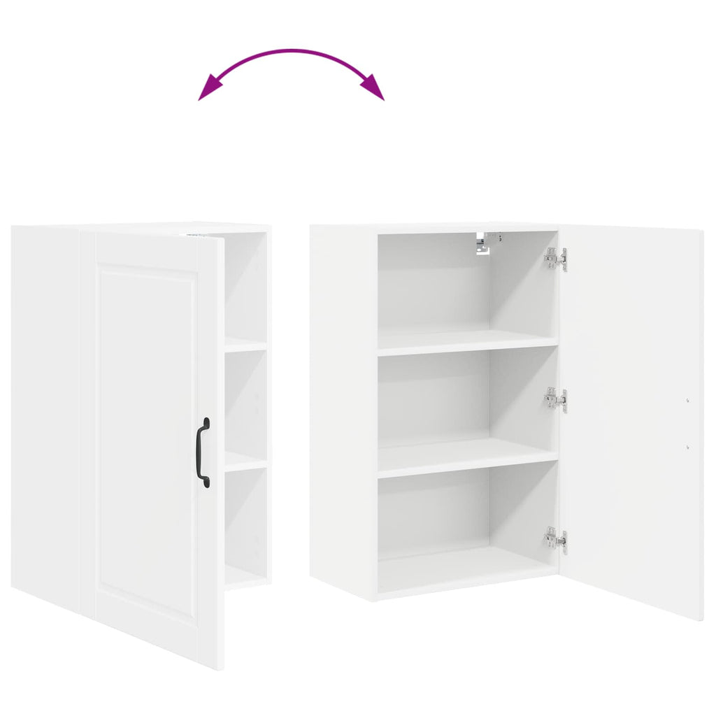 Wandschrank PORTO Weiß 50 x 31 x 80 cm Holzwerkstoff