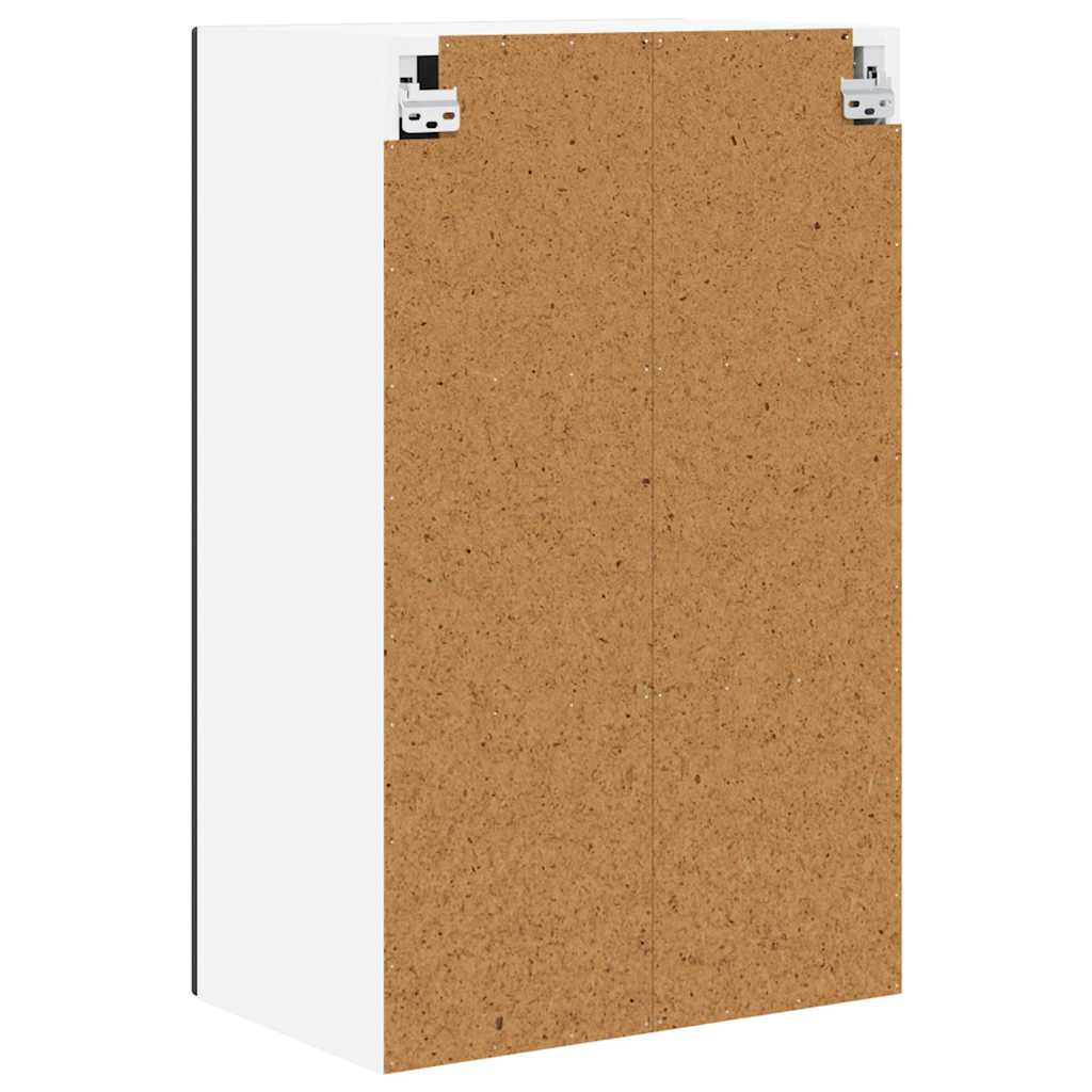 Wandschrank PORTO Schwarz 50 x 31 x 80 cm Holzwerkstoff