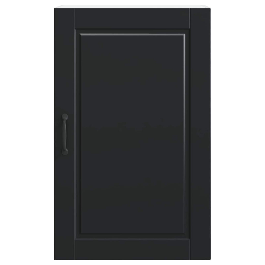 Wandschrank PORTO Schwarz 50 x 31 x 80 cm Holzwerkstoff