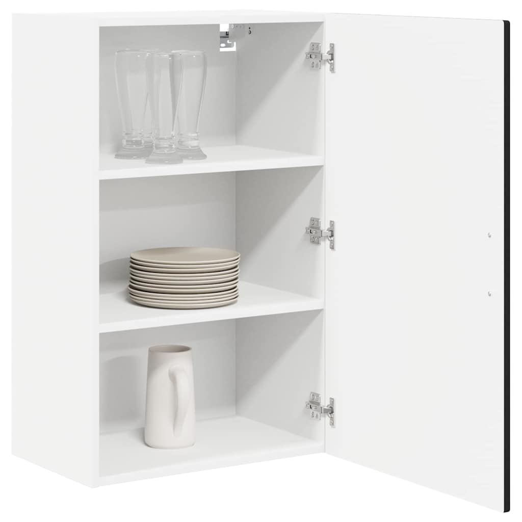 Wandschrank PORTO Schwarz 50 x 31 x 80 cm Holzwerkstoff