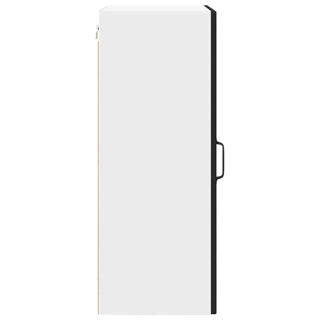 Wandschrank PORTO Schwarz 50 x 31 x 80 cm Holzwerkstoff