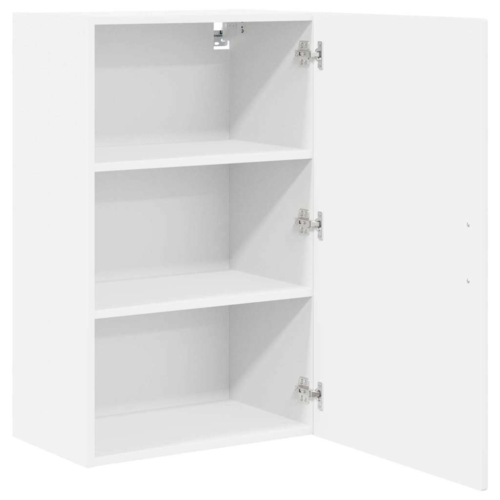 Wandschrank PORTO Hochglanz Weiß 50 x 31 x 80 cm Holzwerkstoff