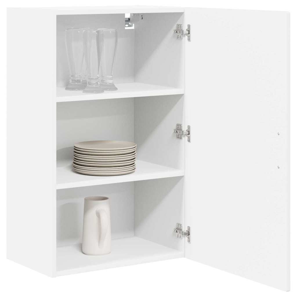 Wandschrank PORTO Hochglanz Weiß 50 x 31 x 80 cm Holzwerkstoff