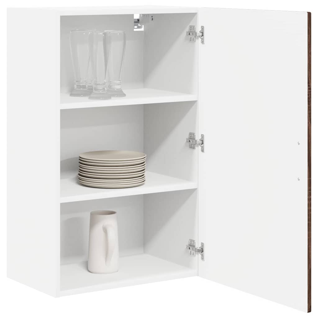 Wandschrank PORTO Braun Eichen-Optik 50 x 31 x 80 cm