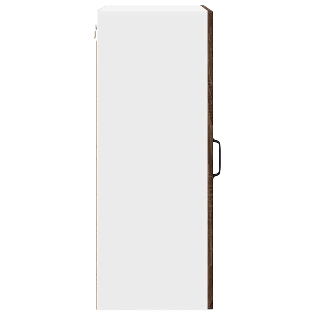 Wandschrank PORTO Braun Eichen-Optik 50 x 31 x 80 cm