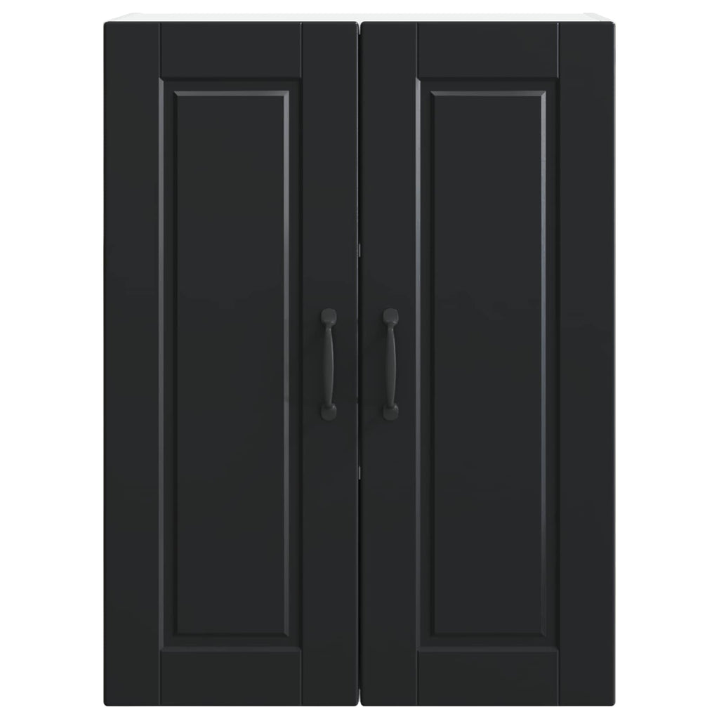 Wandschrank PORTO Schwarz 60 x 31 x 80 cm Holzwerkstoff