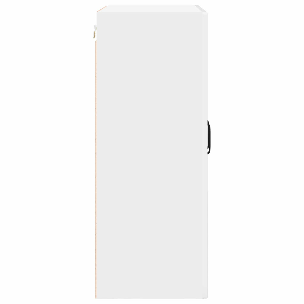 Wandschrank PORTO Hochglanz Weiß 60 x 31 x 80 cm Holzwerkstoff