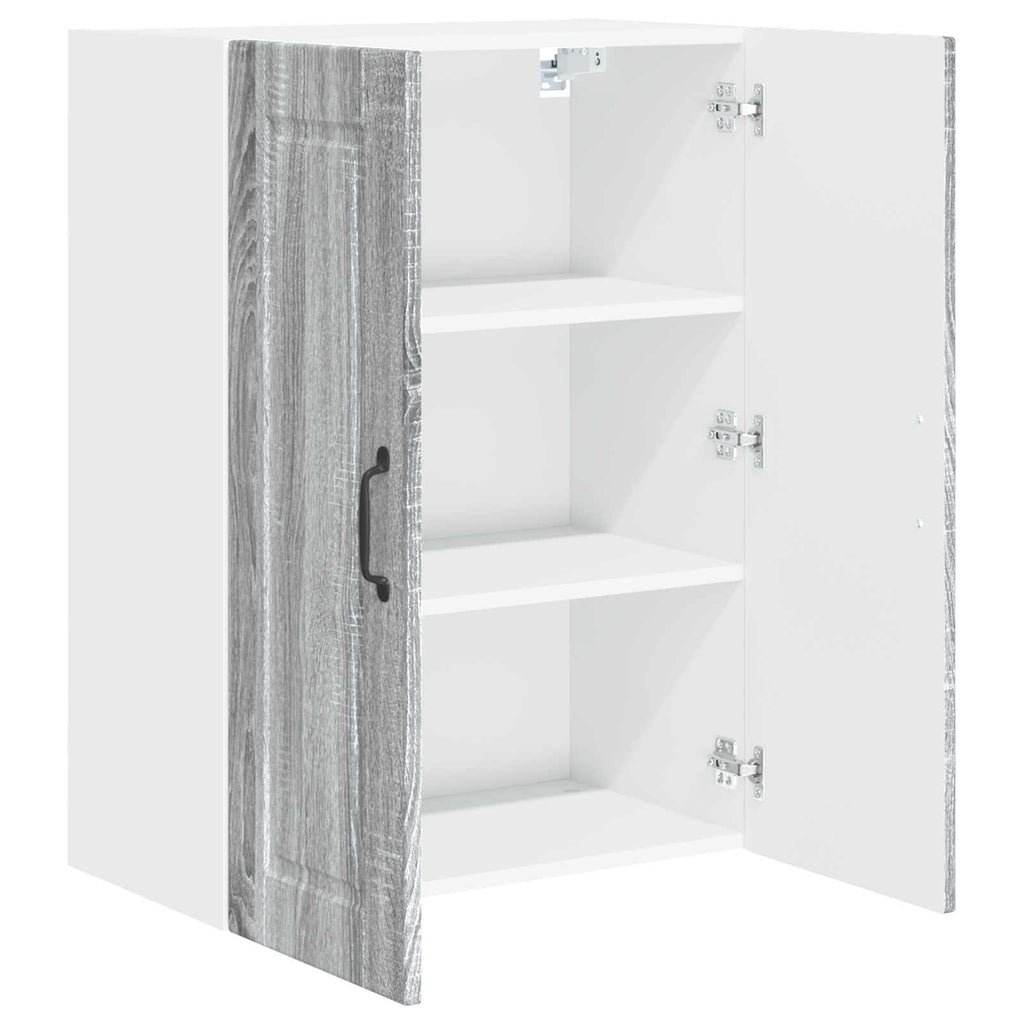 Wandschrank PORTO Graues Sonoma 60 x 31 x 80 cm Holzwerkstoff