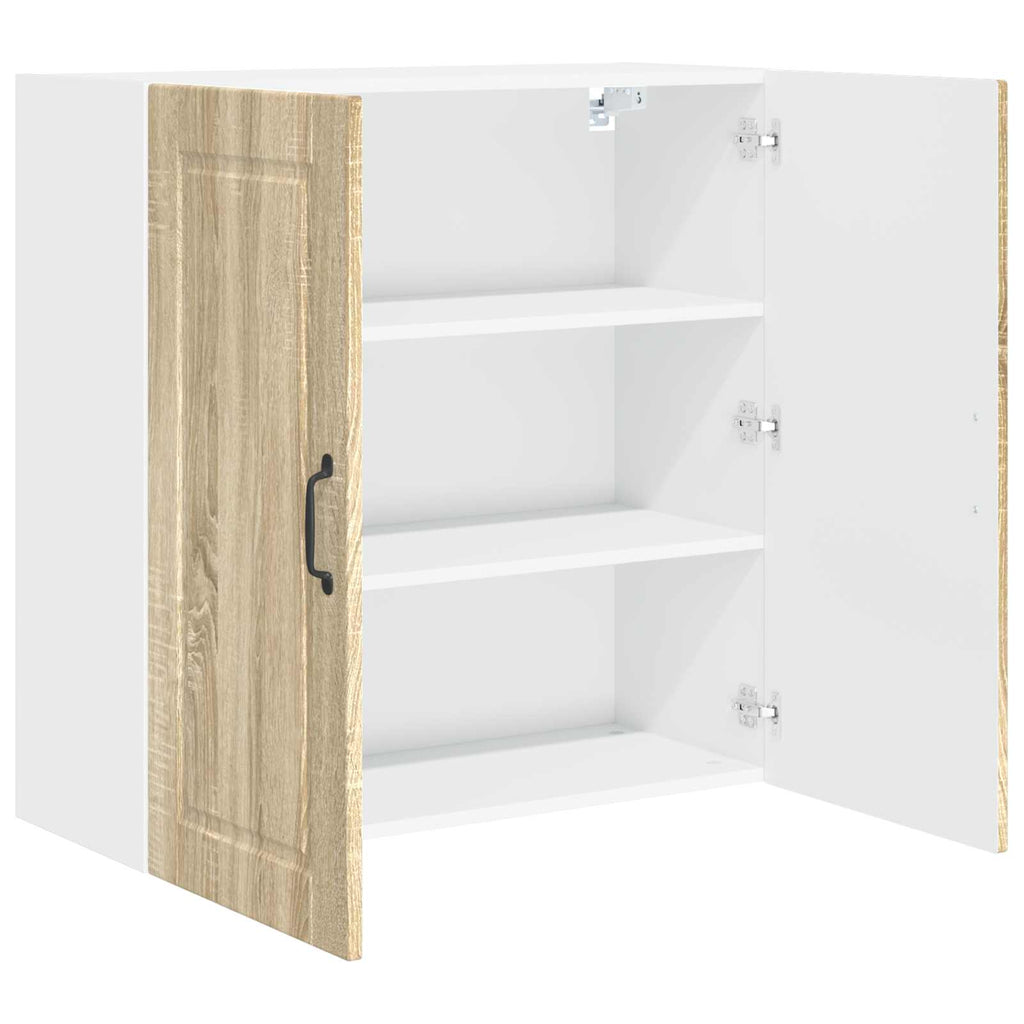Wandschrank PORTO Sonoma-Eiche 80 x 31 x 80 cm Holzwerkstoff