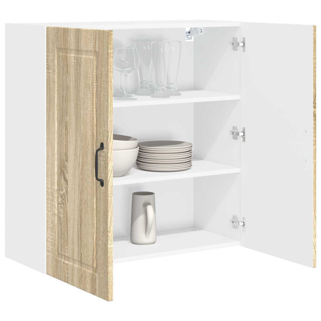 Wandschrank PORTO Sonoma-Eiche 80 x 31 x 80 cm Holzwerkstoff