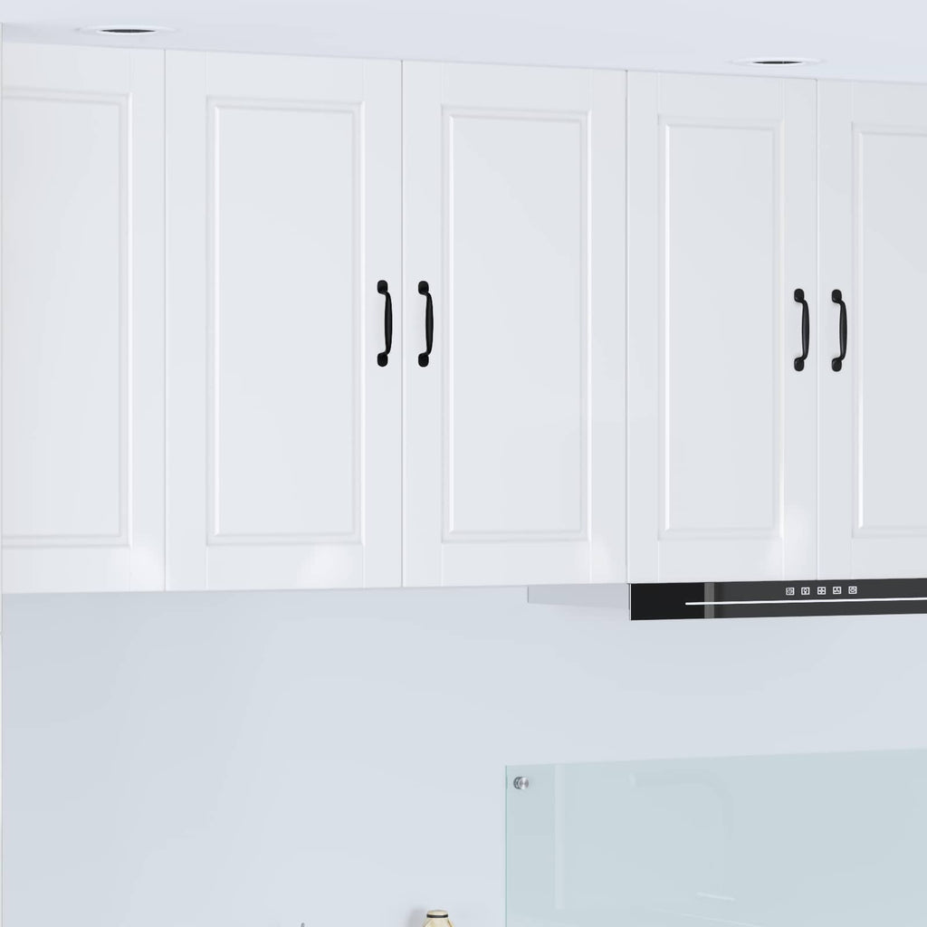 Wandschrank PORTO Hochglanz Weiß 80 x 31 x 80 cm Holzwerkstoff