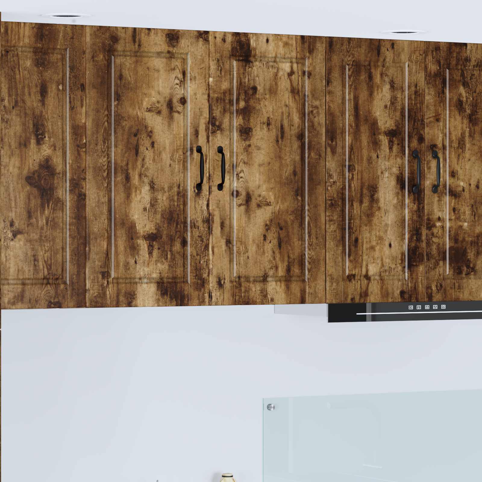 Wandschrank PORTO Geräucherte Eiche 80 x 31 x 80 cm