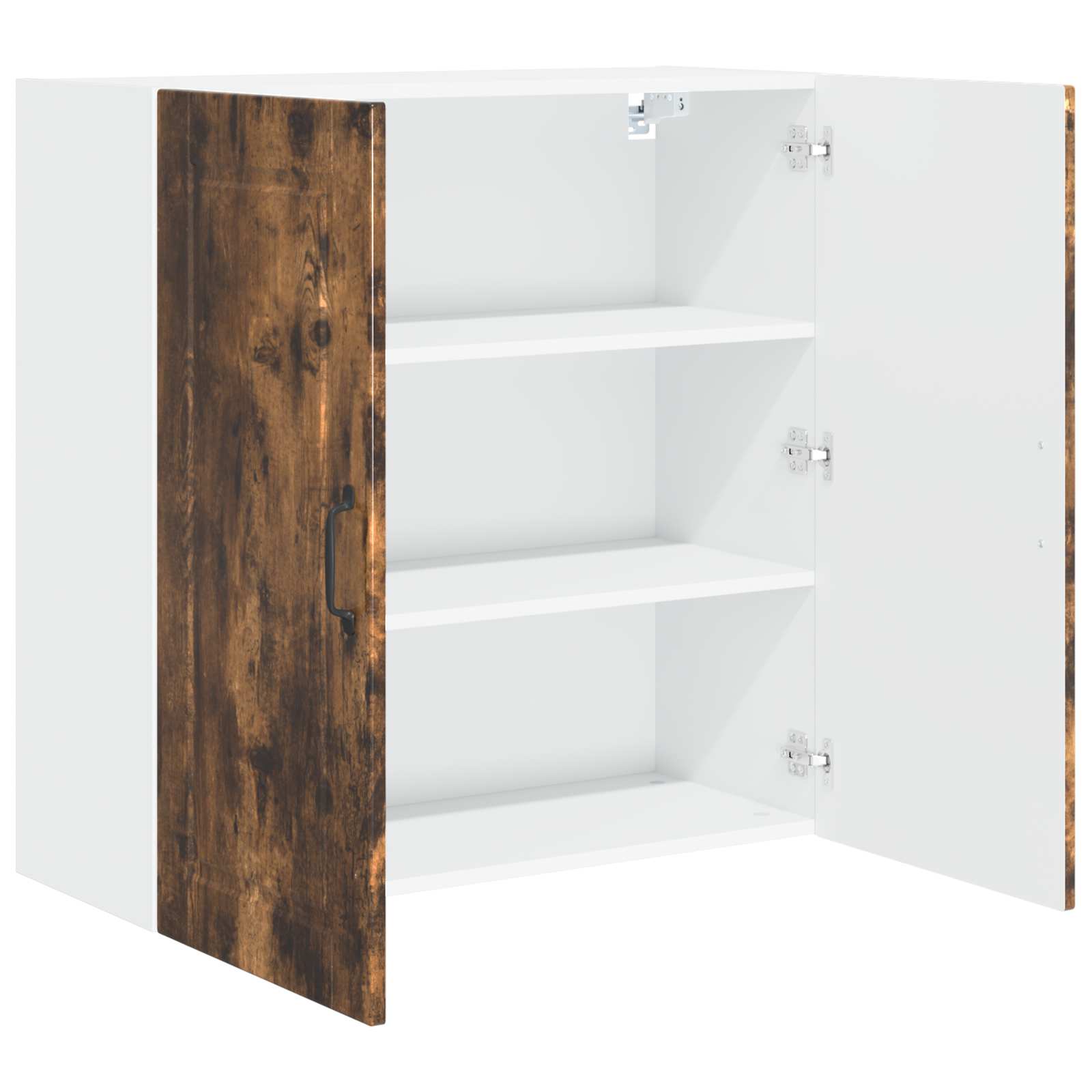 Wandschrank PORTO Geräucherte Eiche 80 x 31 x 80 cm