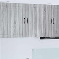 Wandschrank PORTO Graues Sonoma 80 x 31 x 80 cm Holzwerkstoff