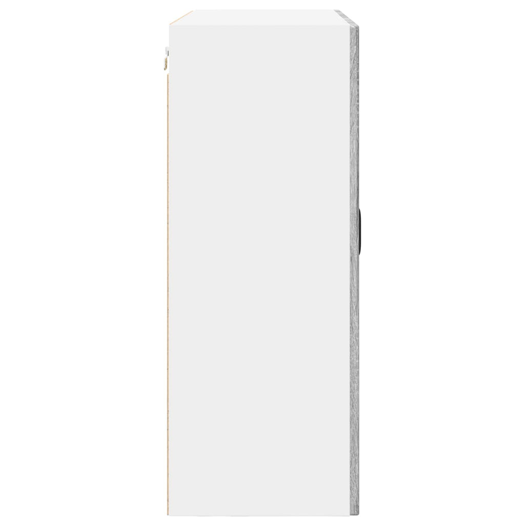 Wandschrank PORTO Graues Sonoma 80 x 31 x 80 cm Holzwerkstoff