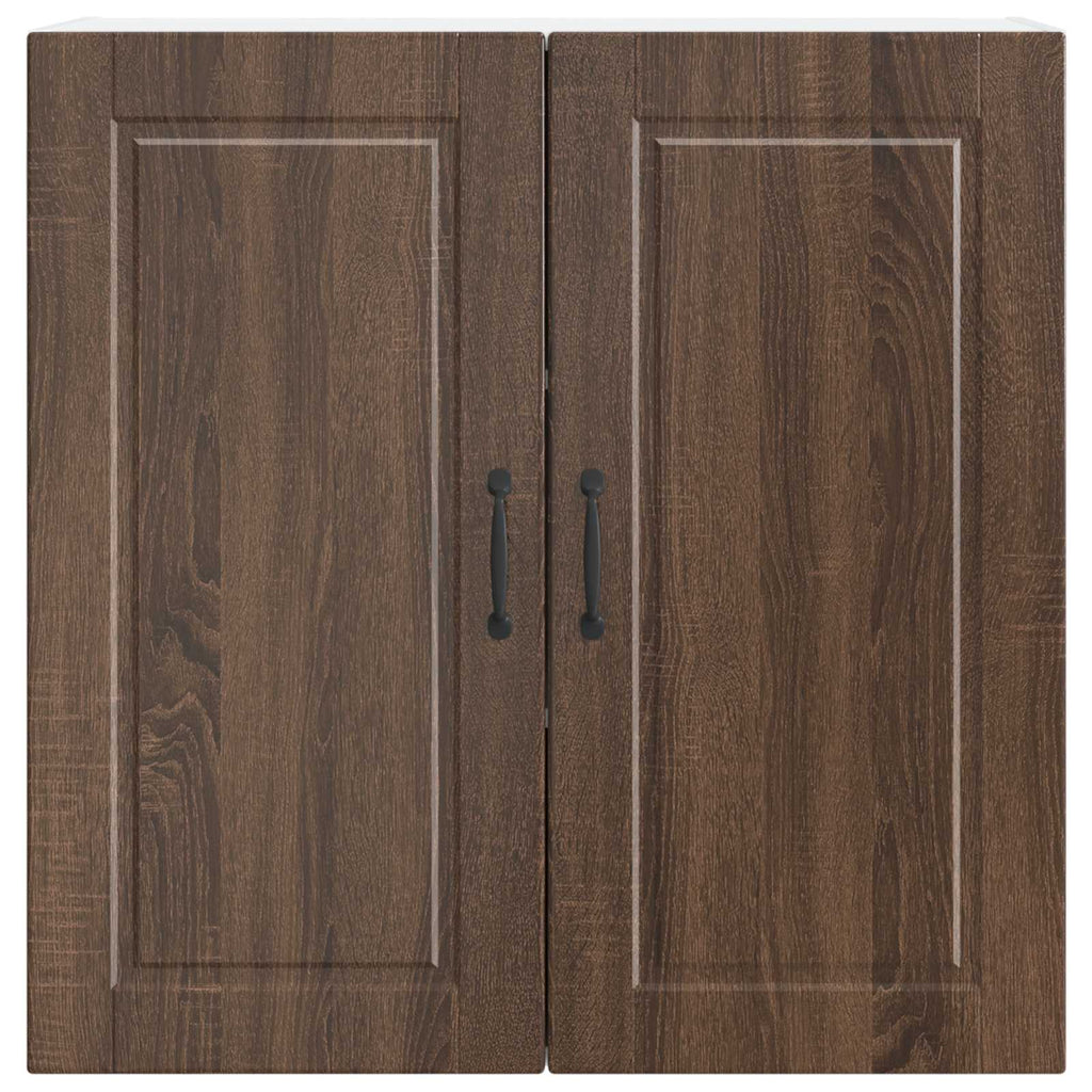 Wandschrank PORTO Braun Eichen-Optik 80 x 31 x 80 cm