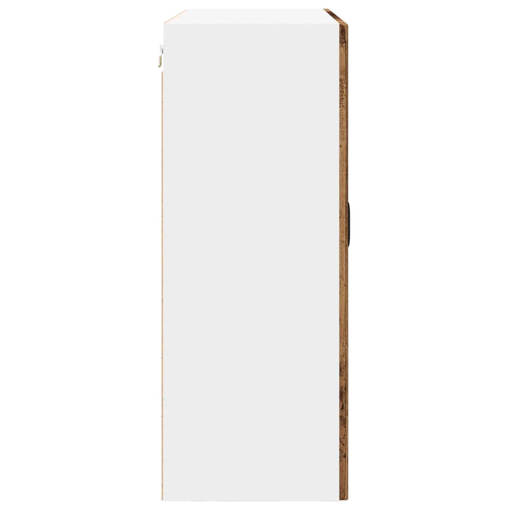 Wandschrank PORTO Altholz 80 x 31 x 80 cm Holzwerkstoff