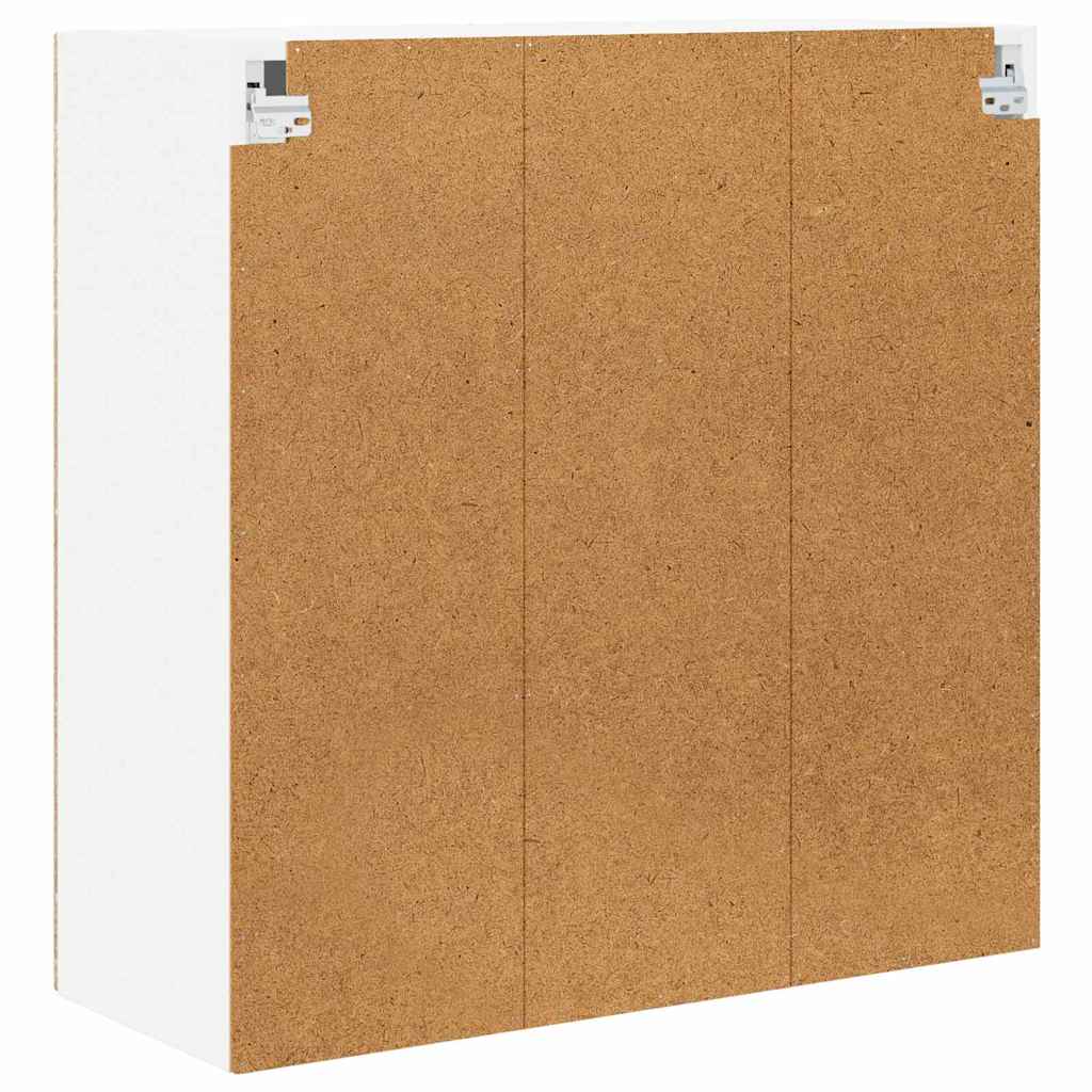 Wandglas-Schrank PORTO Sonoma-Eiche 80 x 31 x 80 cm