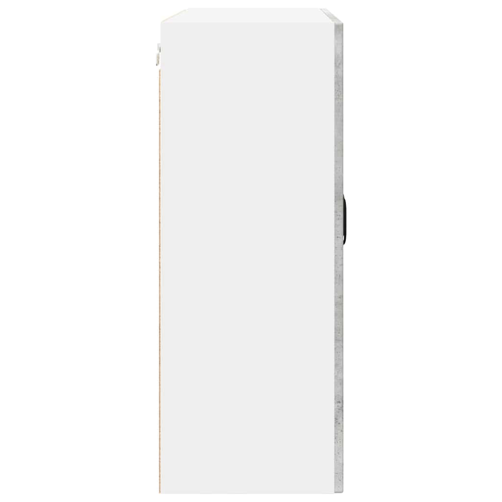 Wandglas-Schrank PORTO Beton Grau 80 x 31 x 80 cm Holzwerkstoff