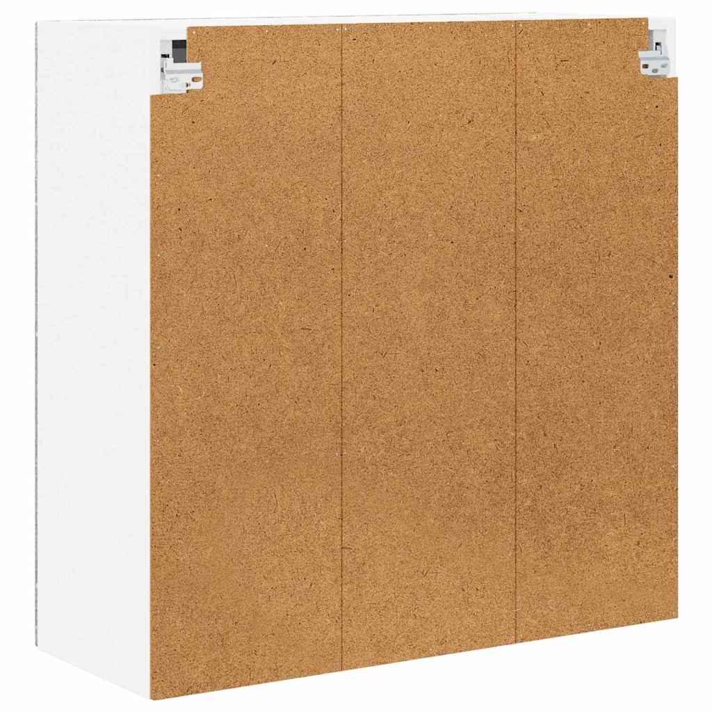 Wandglas-Schrank PORTO Graues Sonoma 80 x 31 x 80 cm