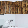 Wand-Eckschrank PORTO Geräucherte Eiche 57 x 57 x 80 cm