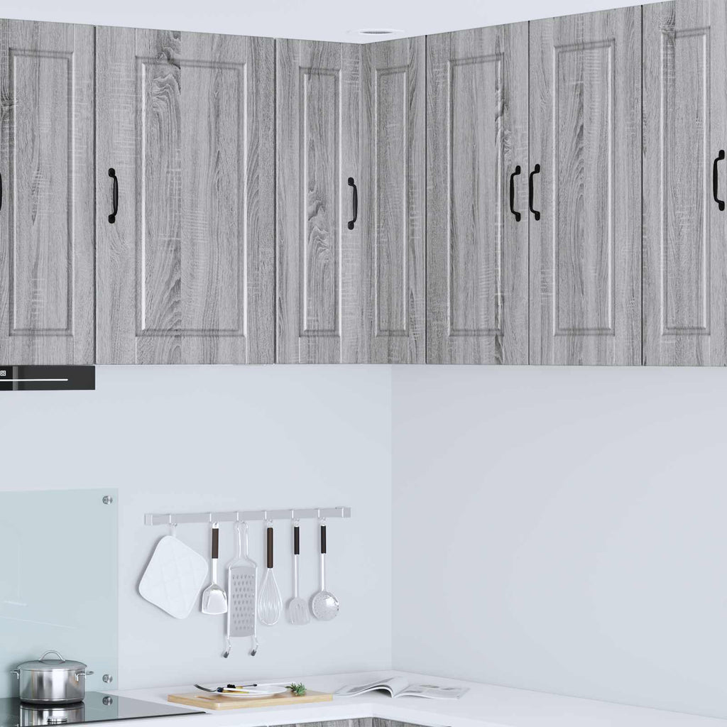 Wand-Eckschrank PORTO Graues Sonoma 57 x 57 x 80 cm