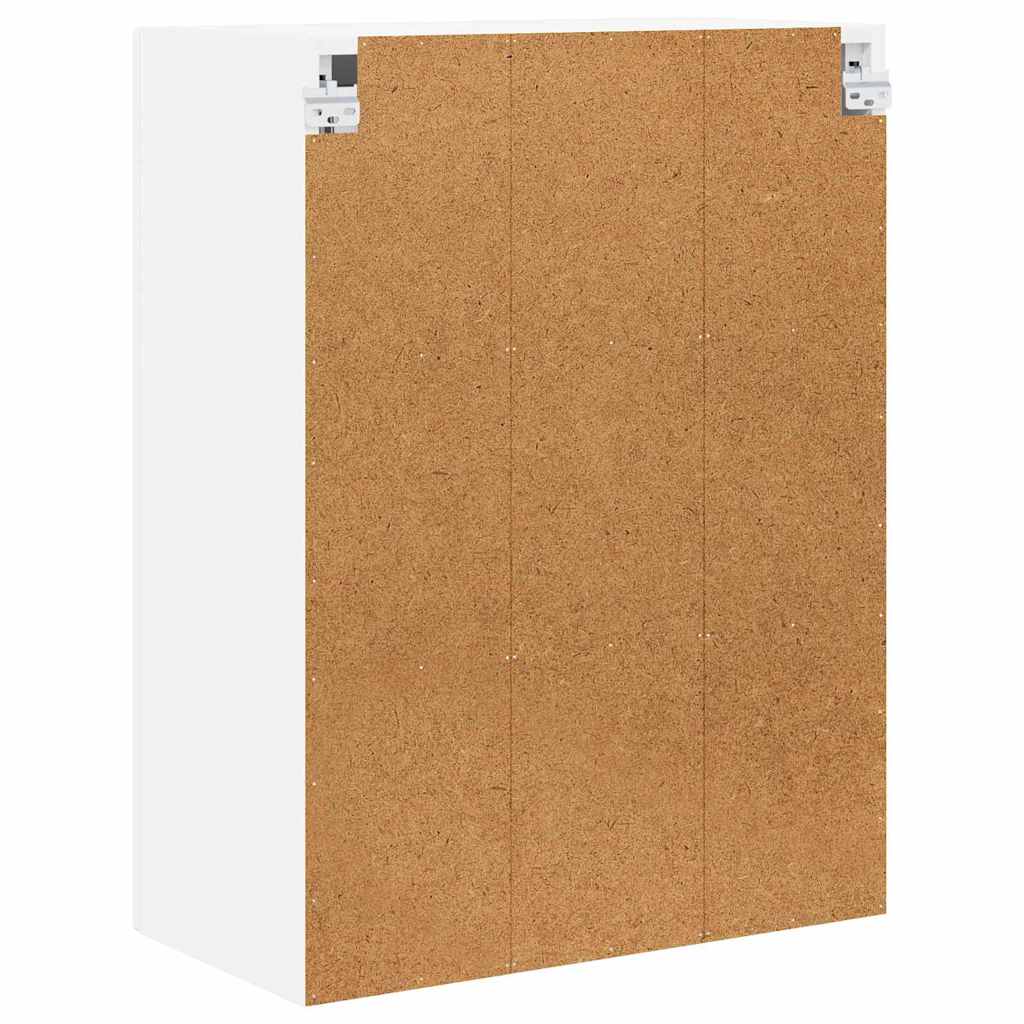 Wandglas-Schrank PORTO Weiß 60 x 31 x 80 cm Holzwerkstoff