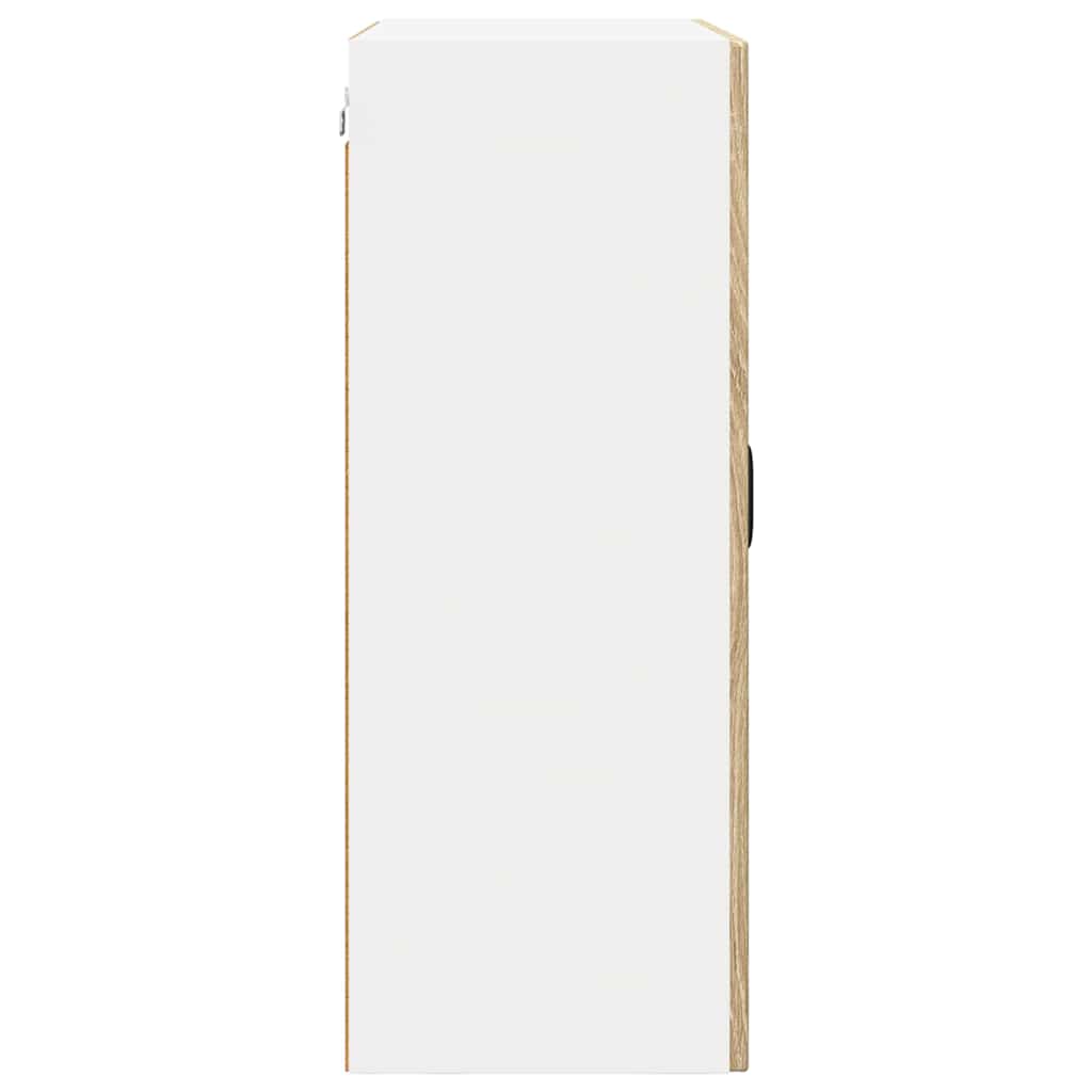 Wandglas-Schrank PORTO Sonoma-Eiche 60 x 31 x 80 cm