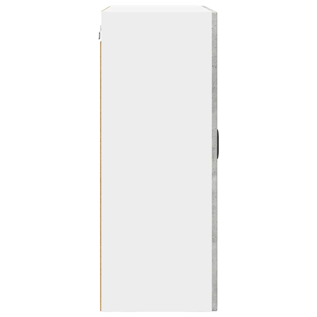 Wandglas-Schrank PORTO Beton Grau 60 x 31 x 80 cm Holzwerkstoff