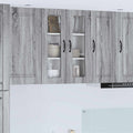 Wandglas-Schrank PORTO Graues Sonoma 60 x 31 x 80 cm