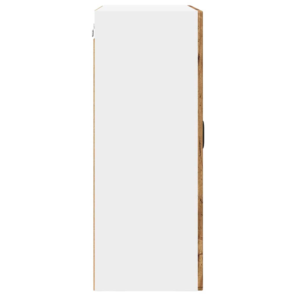 Wandglas-Schrank PORTO Altholz 60 x 31 x 80 cm Holzwerkstoff