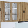 Wandglas-Schrank PORTO Artisan-Eiche 40 x 31 x 100 cm