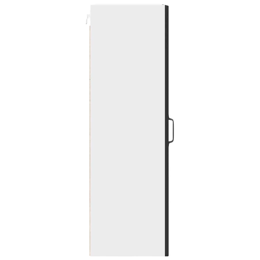 Wandschrank PORTO Schwarz 30 x 31 x 100 cm Holzwerkstoff