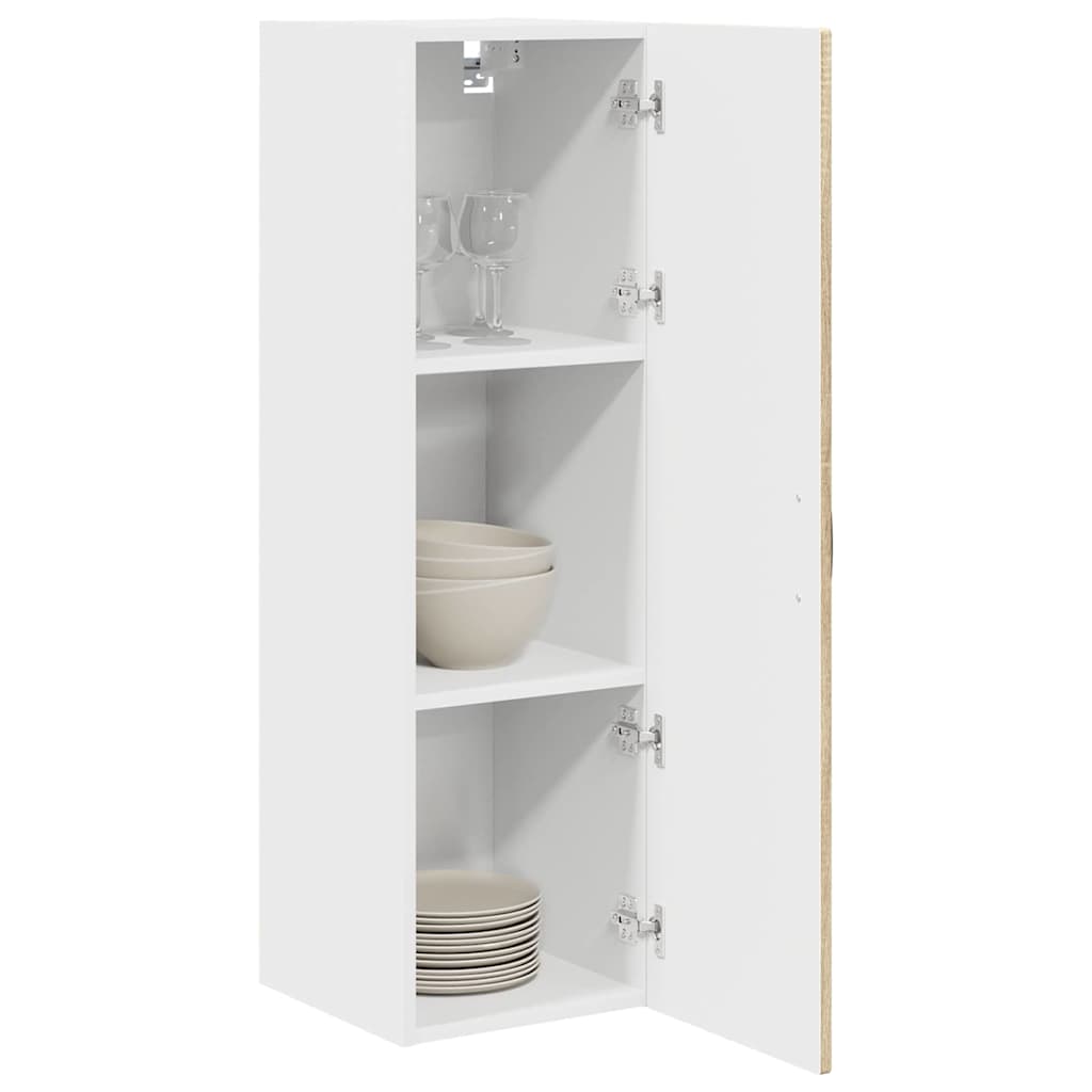 Wandschrank PORTO Sonoma-Eiche 30 x 31 x 100 cm Holzwerkstoff