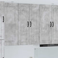 Wandschrank PORTO Beton Grau 30 x 31 x 100 cm Holzwerkstoff