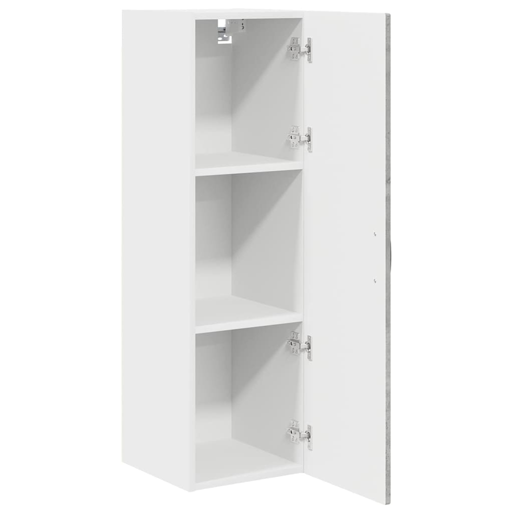 Wandschrank PORTO Beton Grau 30 x 31 x 100 cm Holzwerkstoff