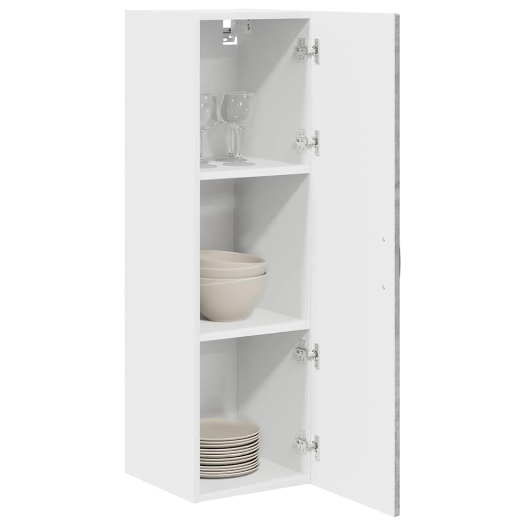 Wandschrank PORTO Beton Grau 30 x 31 x 100 cm Holzwerkstoff