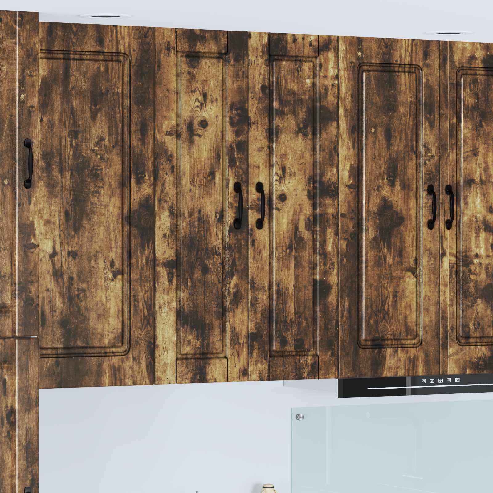 Wandschrank PORTO Geräucherte Eiche 30 x 31 x 100 cm