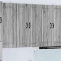 Wandschrank PORTO Graues Sonoma 30 x 31 x 100 cm Holzwerkstoff