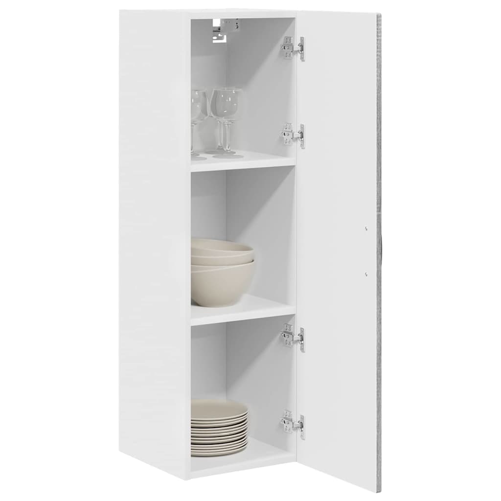 Wandschrank PORTO Graues Sonoma 30 x 31 x 100 cm Holzwerkstoff