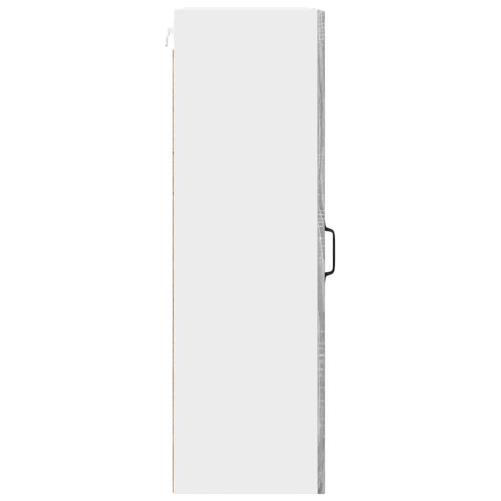 Wandschrank PORTO Graues Sonoma 30 x 31 x 100 cm Holzwerkstoff