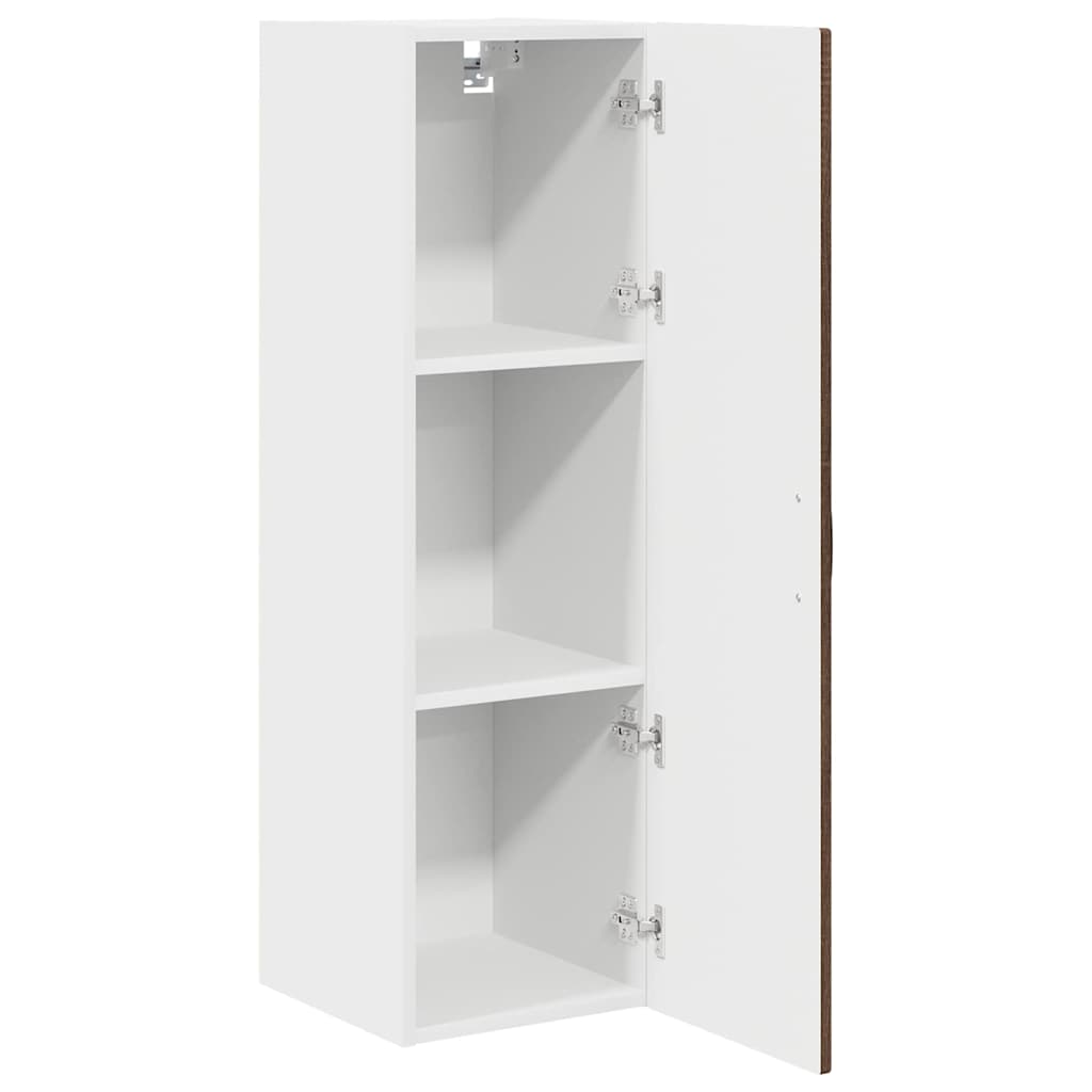 Wandschrank PORTO Braun Eichen-Optik 30 x 31 x 100 cm