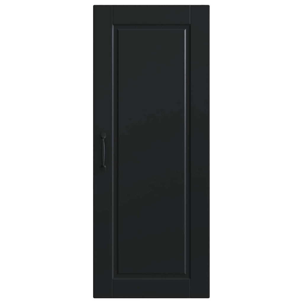 Wandschrank PORTO Schwarz 40 x 31 x 100 cm Holzwerkstoff