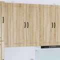 Wandschrank PORTO Sonoma-Eiche 40 x 31 x 100 cm Holzwerkstoff